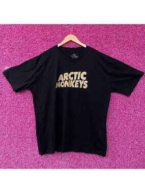 Arctic Monkeys 2023 North American Tour Logo Graphic Indie Rock T-Shirt 3XL
